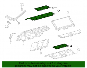 Raft spate Lexus ES 19-22 maro
