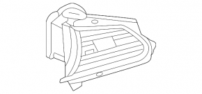 Deflector conductă de aer panou frontal dreapta Mazda CX-30 20-26