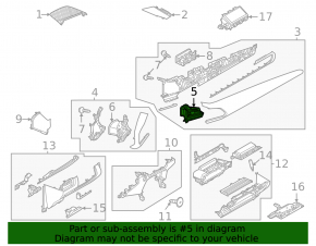 Deflector conductă de aer panou frontal dreapta Mazda CX-30 20-26