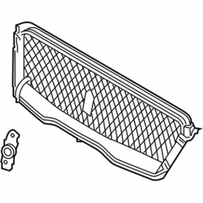Решетка радиатора grill Lincoln MKC 19-19 хром