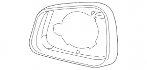 Carcasă oglindă stângă pentru Buick Encore 17-22