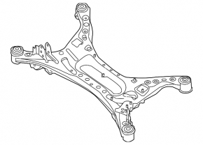 Bara spate pentru Nissan Altima 13-18