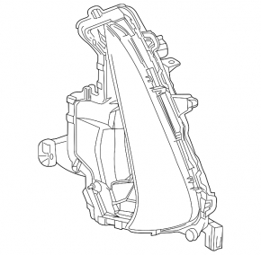 Поворотник правый Toyota Prius 50 Prime 17-22 без ПТФ