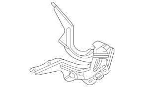 Петля капота левая Toyota Sienna 21-26