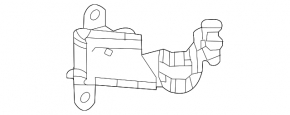 Петля двери центральная задняя левая Toyota Sienna 21-26