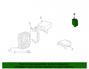 Computer assy, headlamp leveling Toyota Prius 20 04-05