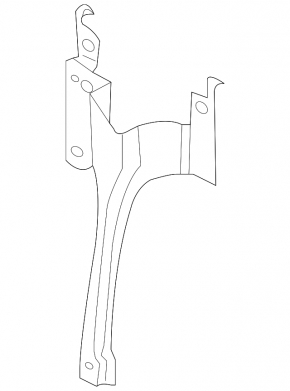 Планка замка капота Mazda CX-7 06-12