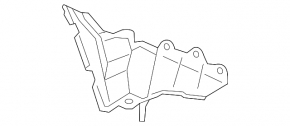 Capac bara spate stânga Subaru Impreza WRX GH 15-16