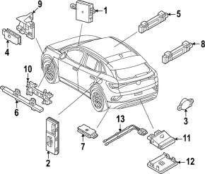Антенна keyless Volkswagen ID.4 21-26
