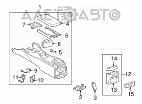 Пепельница консоли задняя Lexus IS250 IS300 IS350 06-13