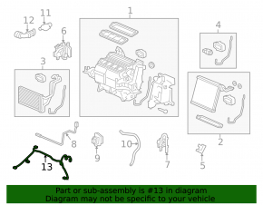 Проводка печки Honda CRV 12-16