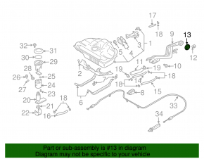 Крышка заливной горловины бензобака Infiniti G25 G35 G37 4d 06-14