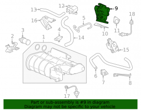 Клапан ЕГР Honda Accord 13-17 3.5