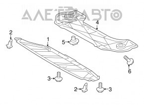 Защита двигателя передняя Lexus RX400h 06-08