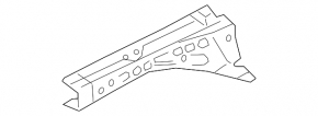 Panou interior al șorțului aripii stângi Toyota Avalon 19-22