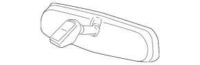 Oglindă interioară pentru Lexus GS300 GS350 GS430 GS450h 06-09 cu auto-întunecare, Home link