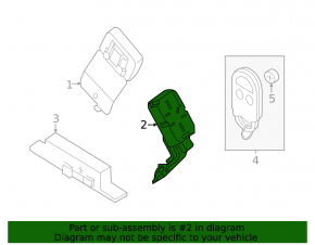 CONTROLLER ASSY-KEY LESS Nissan Leaf 11-17