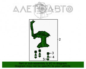 Кронштейн ABS АБС Toyota Highlander 20-26