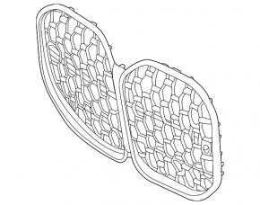 Решетка радиатора grill BMW 4 G22 21-24