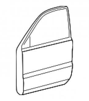 Ușă dreapta față goală Toyota Land Cruiser 08-11