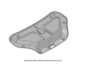 Обшивка крышки багажника Chevrolet Camaro 16-23 купе, черн