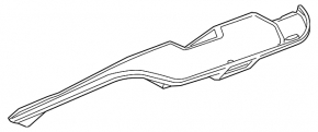 Обшивка крышки багажника Chevrolet Camaro 16-23 купе, черн