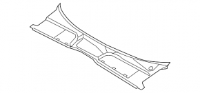 Grila stergatoarelor din plastic Audi A4 B9 17- noua originala