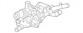 Корпус термостата Honda CRV 23-26 1.5T