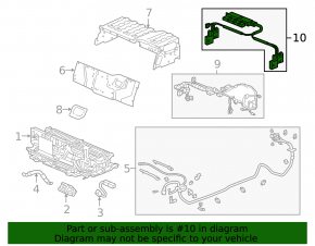 Проводка ВВБ Honda Accord 16-17 hybrid