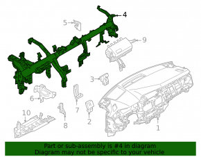 Труба подторпедная усиление Mitsubishi Outlander 22-26