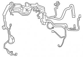 Проводка моторная Toyota Camry v50 12-14 hybrid usa