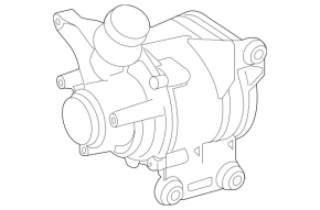 Помпа водяная Mercedes W167 GLE 350 20-23 2.0T