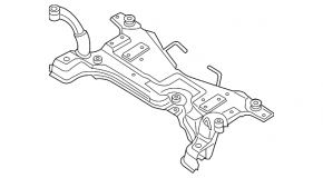 Grila fata Mazda3 2.3 03-08 crăpată 2 buc