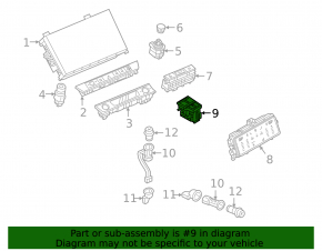 Кнопка паркинга Audi Q8 19-26 хром