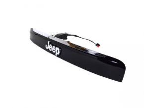 Молдинг двери багажника Jeep Compass 11-15 без хрома с подсветкой номера и ручкой