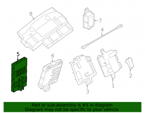 BCM body control module BMW 3 F30 12-18