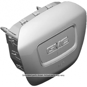 Подушка безопасности airbag в руль водительская GMC Terrain 18-23 черная