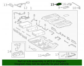 Battery Voltage Sensor Toyota Highlander 08-13