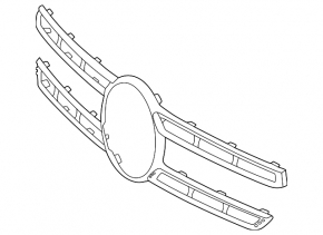 Grilă auto pentru Mercedes W167 GLE 350 450 450e 24-26