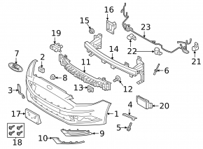 Радар круиз Ford Fusion mk5 17-20