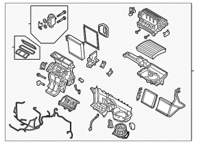 Печка в сборе Volvo XC40 19-22 dual zone