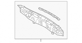 Задняя панель Subaru Forester 14-18 SJ
