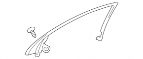 Cadru ușă interioară față dreapta Lexus GS300 GS350 GS430 GS450h 06-11