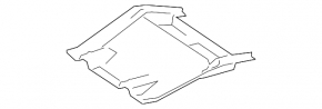 Защита двигателя задняя Mercedes X164 GL W164 ML 07-12
