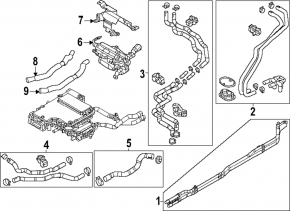 Кронштейн обогревателя Mazda CX-90 24-26 PHEV