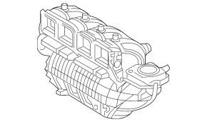 Коллектор впускной Toyota Highlander 14-19 2.7