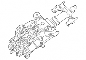 Рулевая колонка BMW 5 F10 11-16 AWD