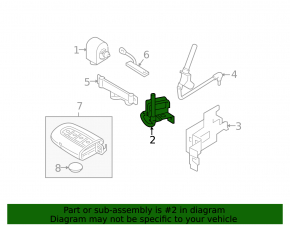 OEM KEYLESS ENTRY ANTENNA RECIEVER Hyundai Sonata 11-14