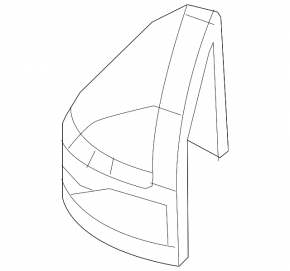 Крышка зеркала левая Mercedes Metris W447 16-23