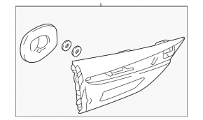 Фонарь внутренний крышка багажника правый Mazda 6 18-21 usa
